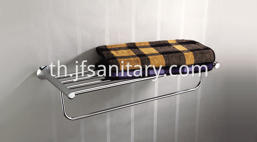 Brass towel rack